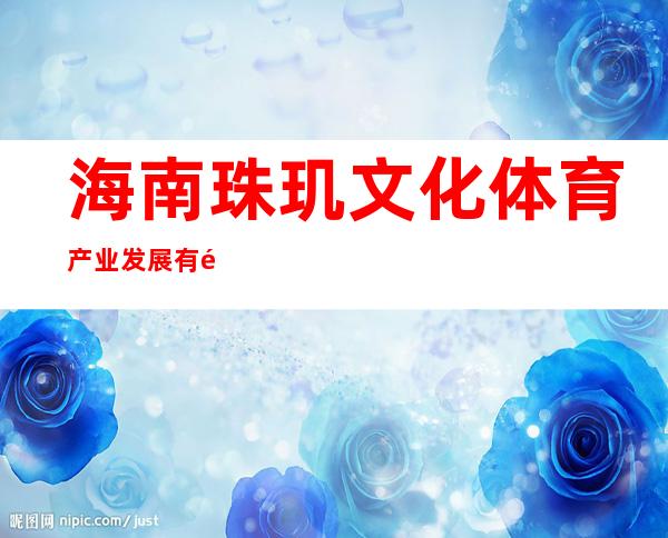 海南珠玑文化体育产业发展有限公司